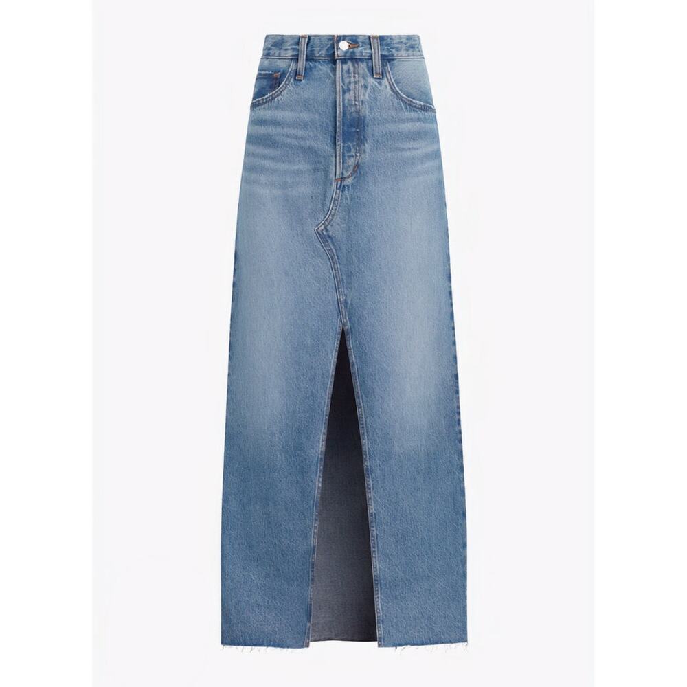 Favorite Daughter The Sunny Low Waisted Denim Maxi Skirt sz 33 NWOT